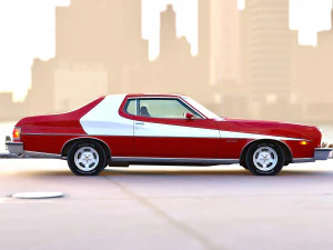 Gran Torino Starsky Hutch 1974 3D Model
