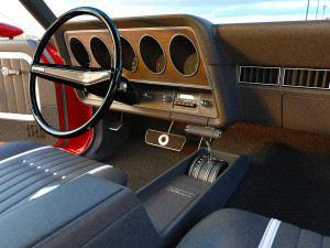 Gran Torino Starsky Hutch 1974 3Dモデル