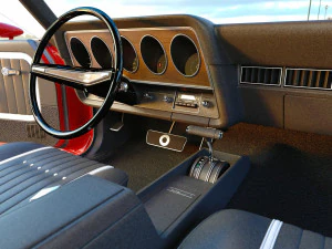 Gran Torino Starsky Hutch 1974 3D Model