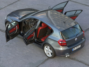 E87 5-Door Hatchback 3D Модель
