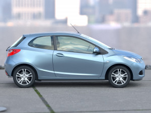 Mazda 2 3-door 2009 Modelo 3D