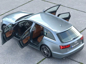 Audi A6 Avant 2015-2018 3D Model