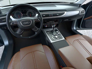 Audi A6 Avant 2015-2018 3D Model