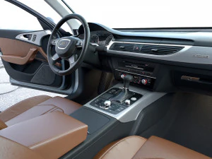 Audi A6 Avant 2015-2018 3D Model