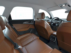 Audi A6 Avant 2015-2018 3D Model