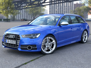 Audi S6 Avant 2016 3D Model