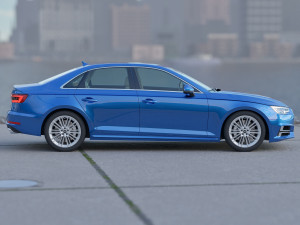 Audi A4 2017 Model 3D