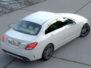 Mercedes-Benz C-Class W205 2016 Modello 3D