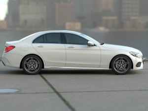 Mercedes-Benz C-Class W205 2016 Modello 3D
