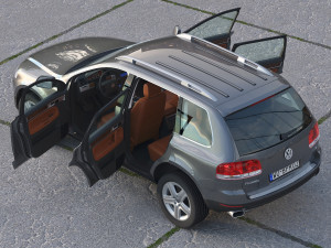 Volkswagen Touareg 2002 3D 모델