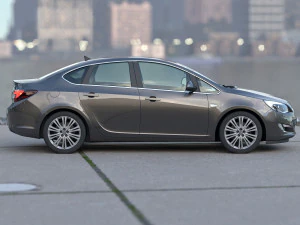 Opel Astra Sedan 2016 3D Model