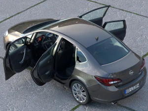 Opel Astra Sedan 2016 3D Model