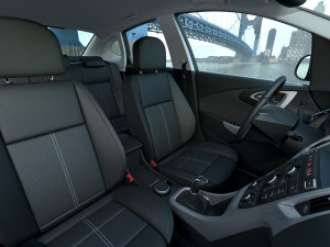Opel Astra Sedan 2016 3D-Modell