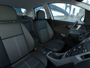 Opel Astra Sedan 2016 3D Model