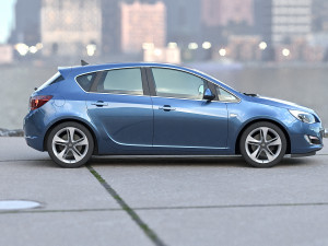 Opel Astra 2014 3D-Modell