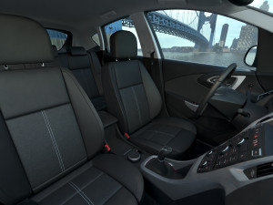 Opel Astra 2014 3D-Modell