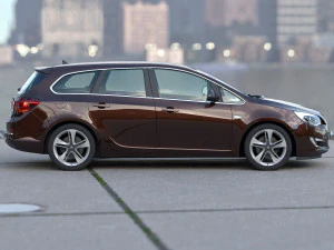 Opel Astra Sports Tourer 2014 3D Model