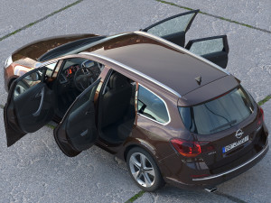 Opel Astra Sports Tourer 2014 3Dモデル