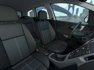 Opel Astra Sports Tourer 2014 3D Model