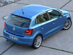 Volkswagen Polo 2015 3D Model