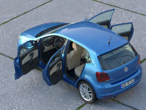 Volkswagen Polo 2015 3D Model