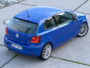 Volkswagen Polo 3-door 2015 3D 模型
