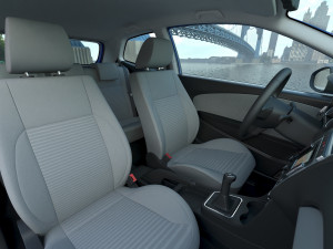 Volkswagen Polo 3-door 2015 3D 模型