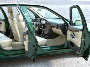 Peugeot 406 2002 3D Model
