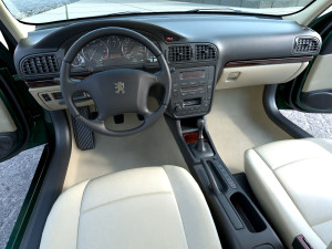 Peugeot 406 2002 3D Model