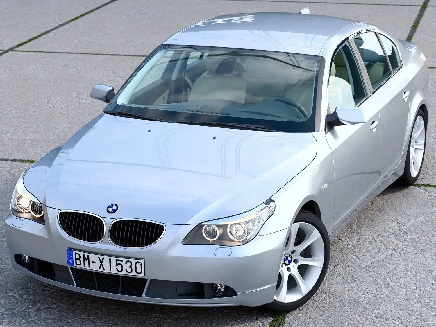 E60 Sedan 2006 3D Model .c4d .max .obj .3ds .fbx .stl .blend 