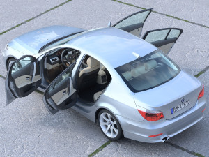 E60 Sedan 2006 Modelo 3D