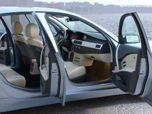 E60 Sedan 2006 3D Model
