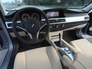 E60 Sedan 2006 3D Model