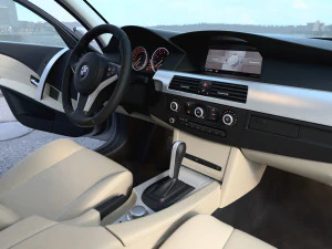 E60 Sedan 2006 3D Model
