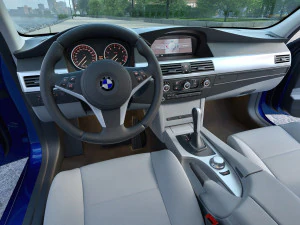 E61 Touring 2006 3D Model