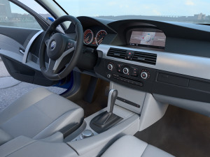 E61 Touring 2006 3D Модель