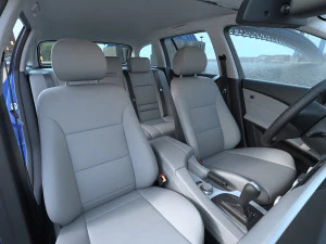 E61 Touring 2006 3D Model
