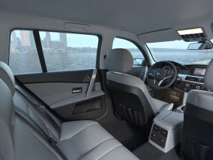 E61 Touring 2006 3D Model