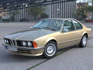 E24 Coupe 1986 3D 모델