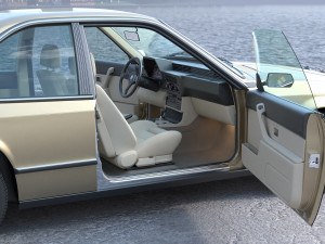 E24 Coupe 1986 3D 모델