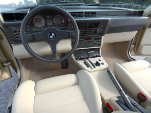 E24 Coupe 1986 3D 모델