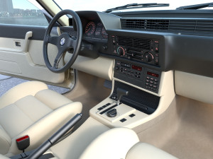 E24 Coupe 1986 3D 모델