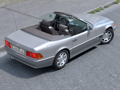 Mercedes-Benz SL 1990 R129 3D Model