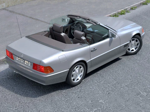 Mercedes-Benz SL 1990 R129 3D Model
