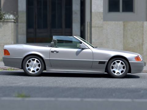Mercedes-Benz SL 1990 R129 3D Model