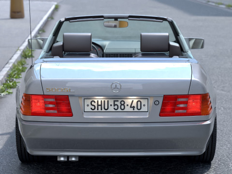 Mercedes-Benz SL 1990 R129 3D Model