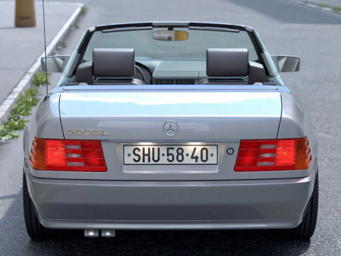 Mercedes-Benz SL 1990 R129 3D Model
