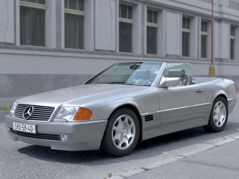 Mercedes-Benz SL 1990 R129 3D Model