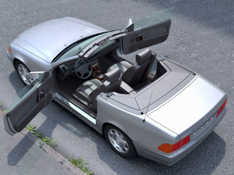 Mercedes-Benz SL 1990 R129 3D Model