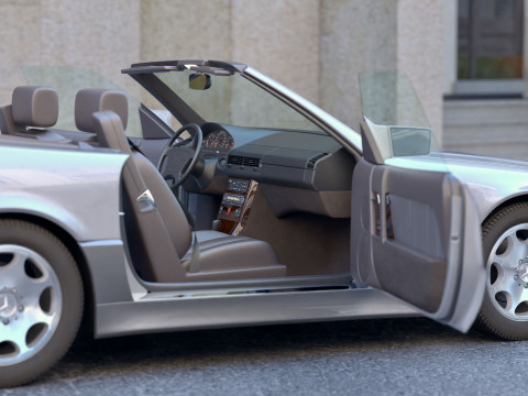 Mercedes-Benz SL 1990 R129 3D Model
